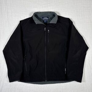 LANDWAY Volkswagen Men’s Black Jacket Soft Shell‎ Wind Resistant Coat Size Large
